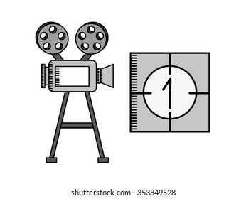 cinema film design, vector illustration eps10 graphic 