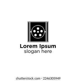 cinema film logo vector, film logo inspiration