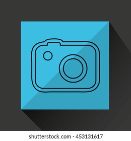 cinema film roll   isolated, vector illustration eps10