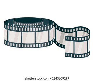 cinema film tape record icon