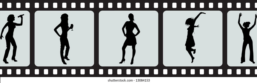 cinema a film, vector
