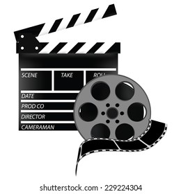 Cinema flap, celluloid, cine film, cinema flap vector, film strip