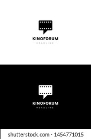 Cinema forum company logo template.