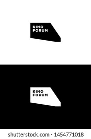 Cinema forum company logo template.