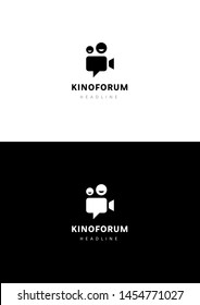 Cinema forum company logo template.