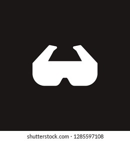 cinema glasses icon. cinema glasses vector design. sign design