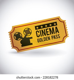 cinema graphic design , vector illustration