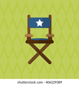 cinema graphic design, vector illustration