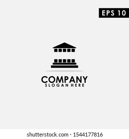 Cinema House Logo Design Vector Template