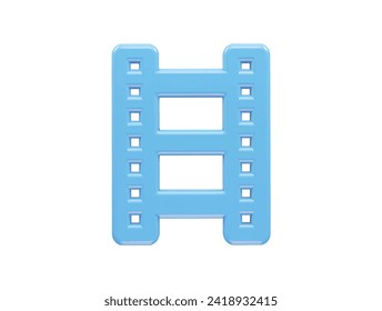 Cinema icon 3d render illustration element