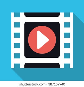 Cinema icon design 