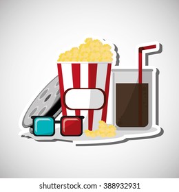 Cinema icon design 