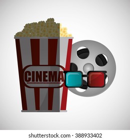 Cinema icon design 