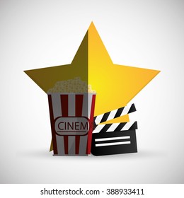 Cinema icon design 