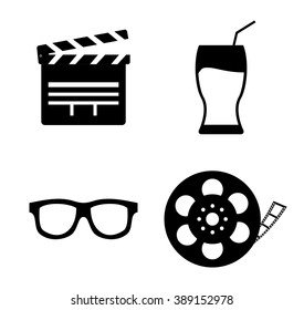 Cinema icon design 