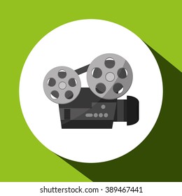 Cinema icon design 