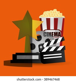 Cinema icon design 