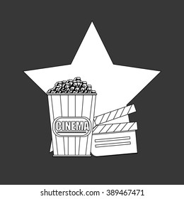 Cinema icon design 