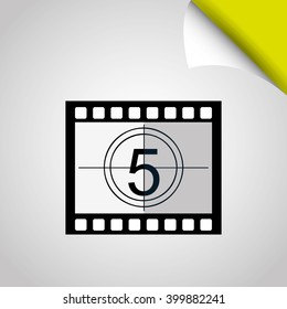 cinema icon  design 
