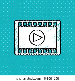 cinema icon  design 