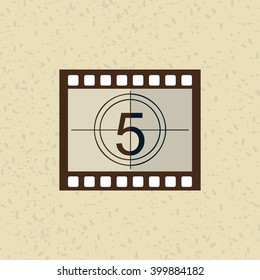 cinema icon  design 