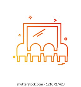Cinema icon design vector