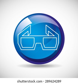 cinema icon design, vector illustration eps10 graphic 