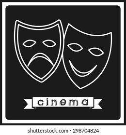 cinema icon design, vector illustration eps10 graphic 
