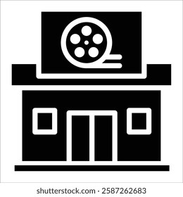 Cinema Icon Element For Design