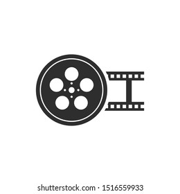 Cinema icon. Flat style. Isolated on white background. 