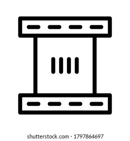 Cinema icon or logo isolated sign symbol vector illustration - high quality black style vector icons
