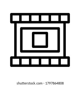 Cinema icon or logo isolated sign symbol vector illustration - high quality black style vector icons
