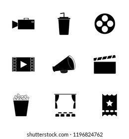 cinema icon set