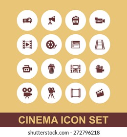 cinema icon set