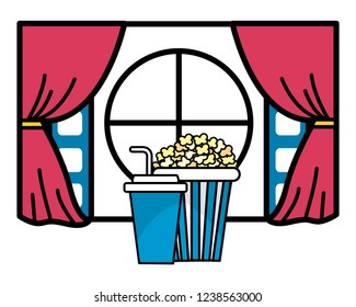 Cinema icon set design