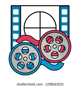 Cinema icon set design