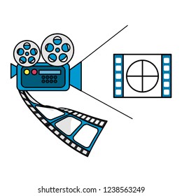 Cinema icon set design