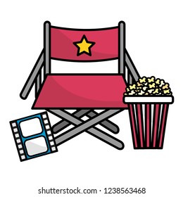 Cinema icon set design