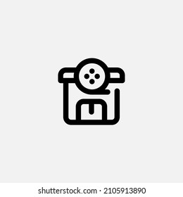 Cinema icon sign vector,Symbol, logo illustration for web and mobile