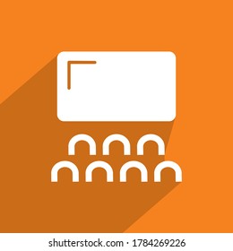 cinema icon, TECHNOLOGY ICON VECTOR