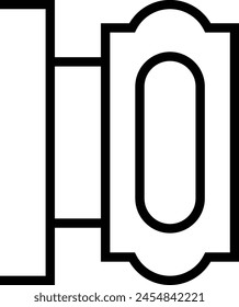 cinema icon. Thin linear style design isolated on white background