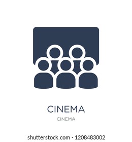 Cinema icon. Trendy flat vector Cinema icon on white background from Cinema collection, vector illustration can be use for web and mobile, eps10
