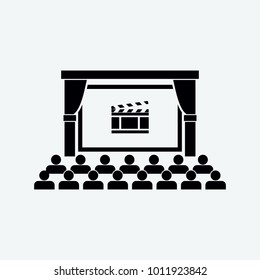 cinema icon vector