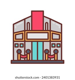 Kinosymbol in Vektorgrafik. Illustration
