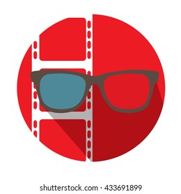 Cinema icon, Vector illustration