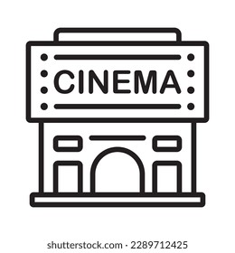 cinema icon vector illustration logo design