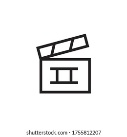 cinema icon vector sign symbol