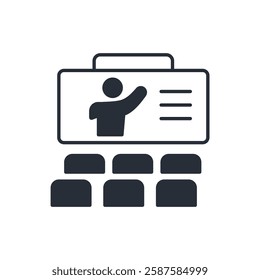 Cinema icon. vector.Editable stroke.linear style sign for use web design,logo.Symbol illustration.