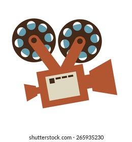 cinema icons design, vector illustration eps10 graphic 