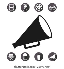 cinema icons design, vector illustration eps10 graphic 